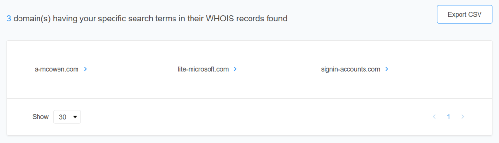 USing historical WHOIS to find more email-connected domains