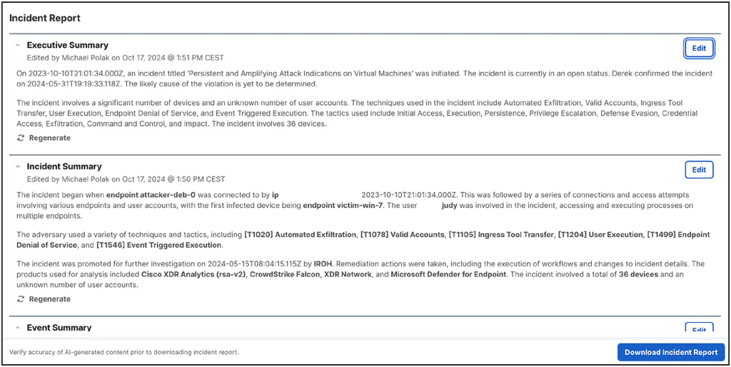 Cisco's AI agents help with cybersecurity incident reporting